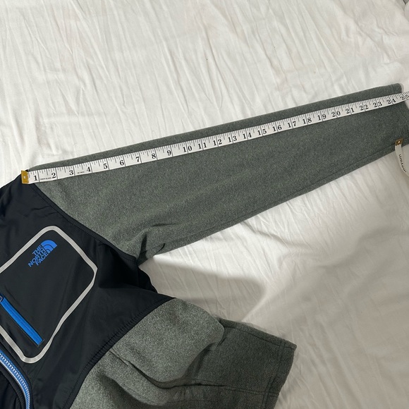 The North Face Zipper Fleece Sweatshirt Size XL Mock Neck Logo Sweater Used - Picture 5 of 6